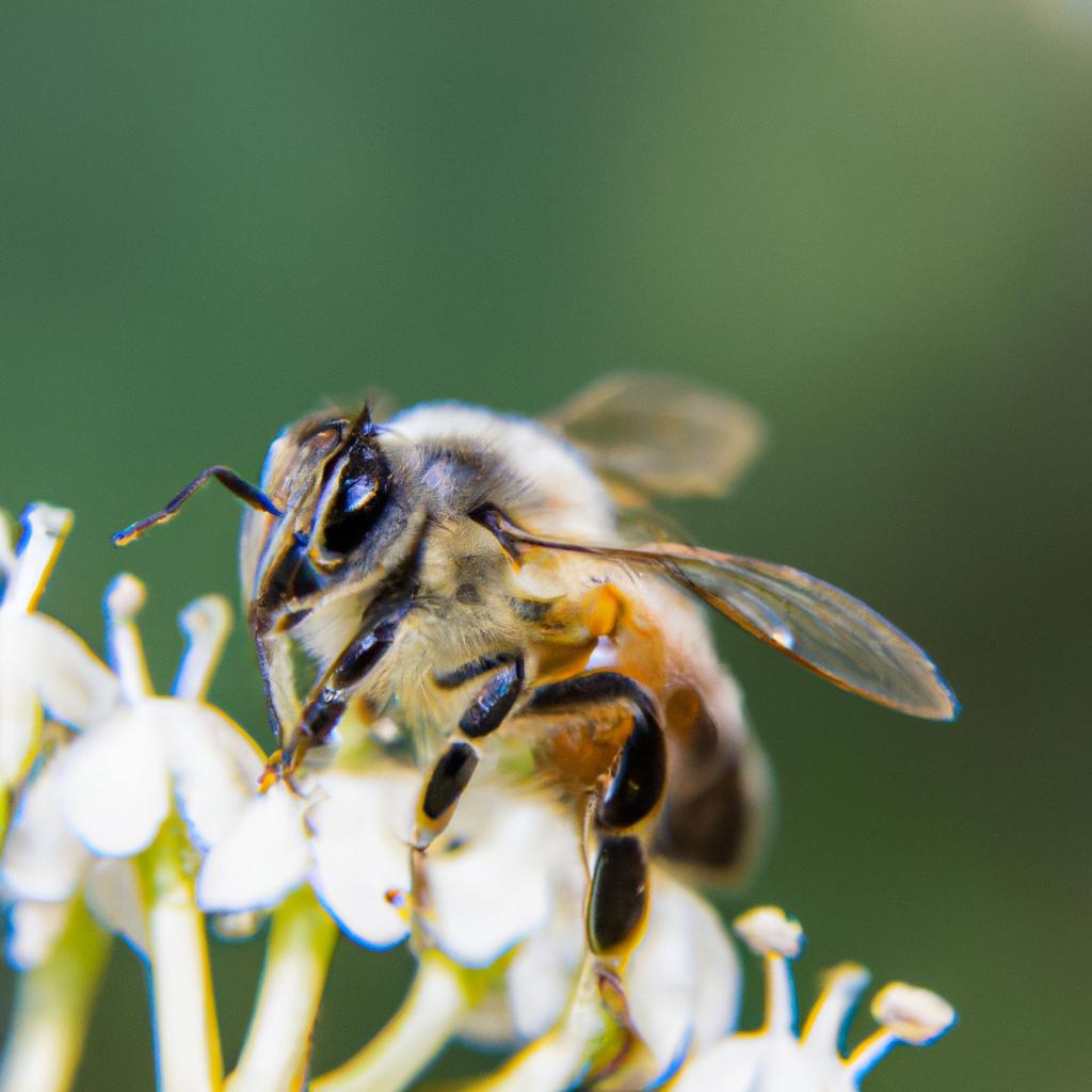 Las Abejas Tienen Cinco Ojos: Dos Ojos Compuestos Y Tres Ojos Simples Llamados Ocelos.