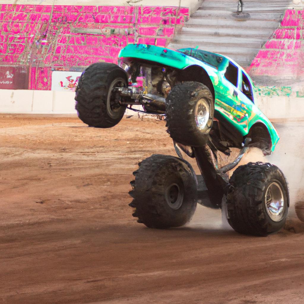 Las Carreras De Monster Trucks A Menudo Incluyen Competencias De Freestyle, Donde Los Pilotos Realizan Acrobacias Para Ganar Puntos.