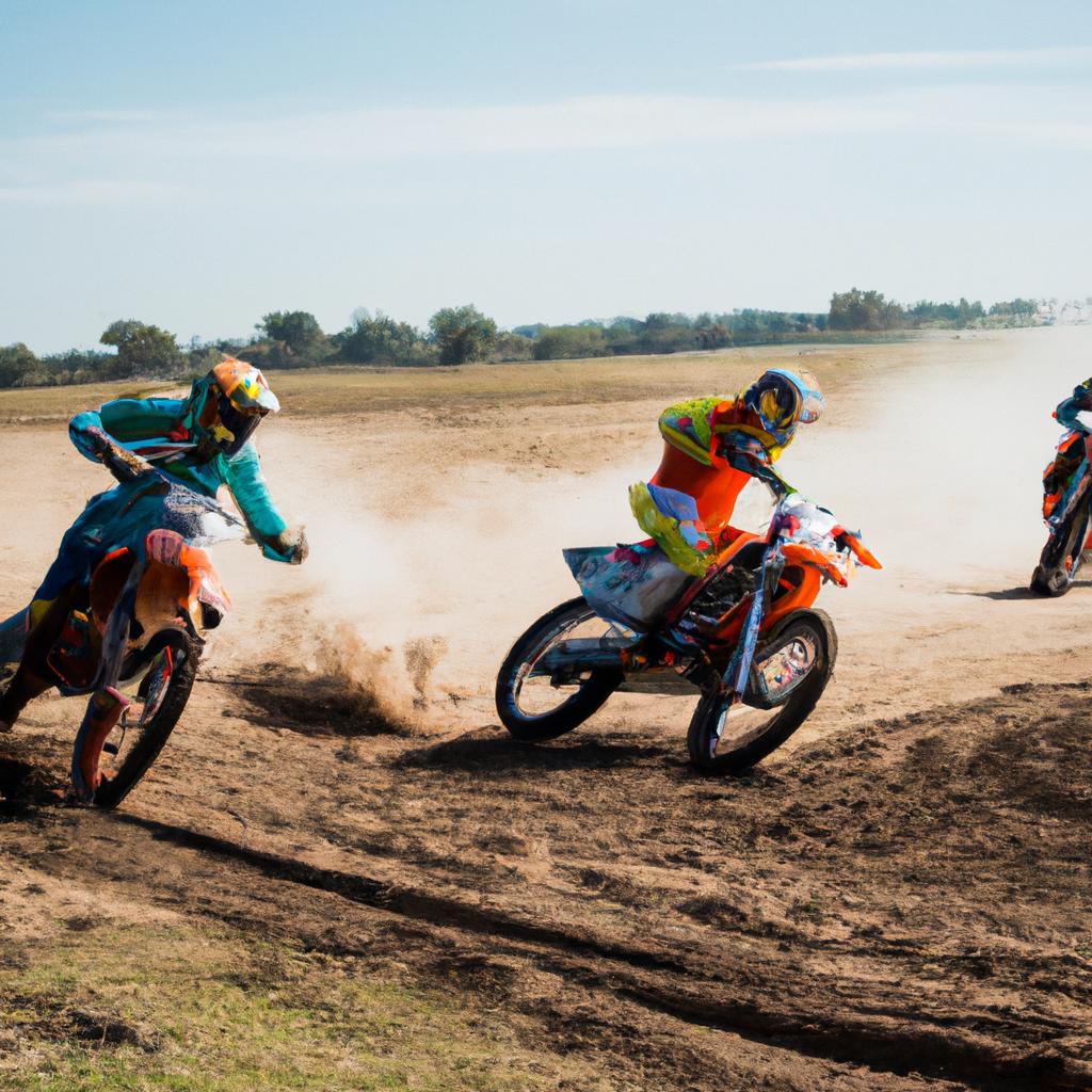 Las Carreras De Motocross De Resistencia Se Realizan En Largos Circuitos Off-road Y Pueden Durar Varias Horas.