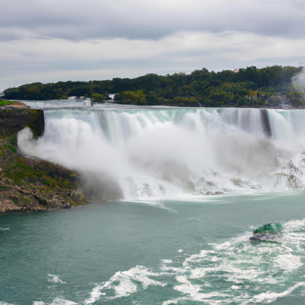 Las Cataratas Del Niágara, Ubicadas En La Frontera Entre Estados Unidos Y Canadá, Son Una De Las Cascadas Más Famosas Y Visitadas Del Mundo.