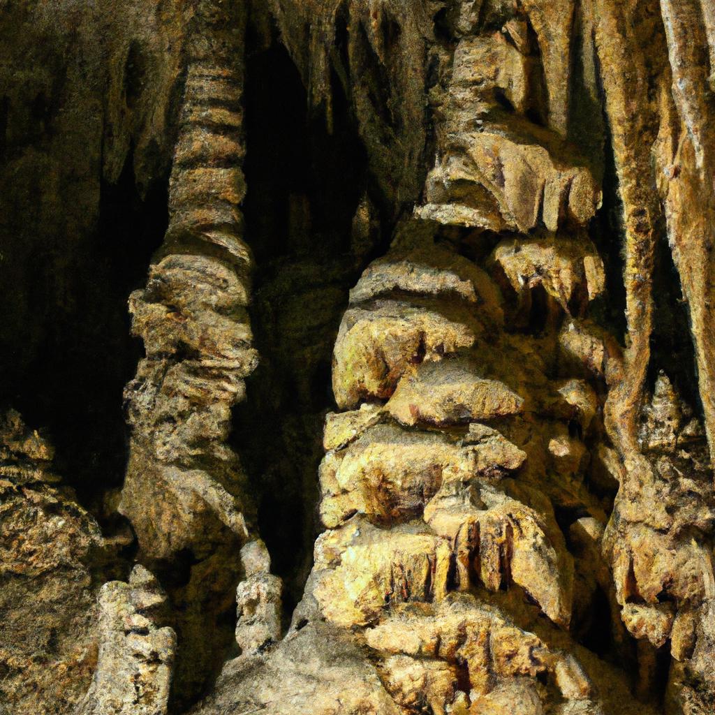 Las Cuevas De Carlsbad, En Nuevo México, Estados Unidos, Son Famosas Por Sus Increíbles Formaciones De Estalactitas Y Estalagmitas, Que Crean Un Ambiente Mágico Y Surrealista.