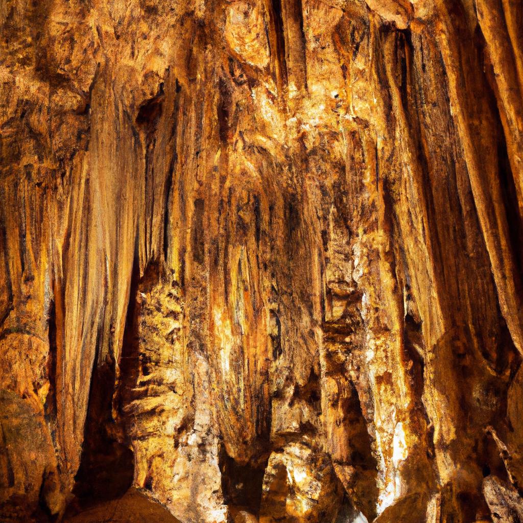 Las Cuevas De Luray En Virginia, Estados Unidos, Son Famosas Por Sus Impresionantes Formaciones De Estalactitas Y Estalagmitas, Y Por Su órgano De Piedra, Que Produce Música.