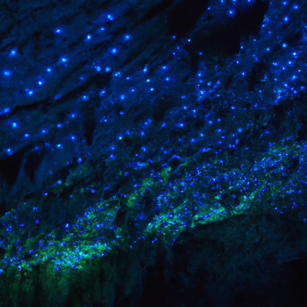 Las Cuevas De Waitomo, En Nueva Zelanda, Son Conocidas Por Sus Larvas Bioluminiscentes, Que Crean Un Espectáculo De Luces Brillantes En Las Cuevas Subterráneas.