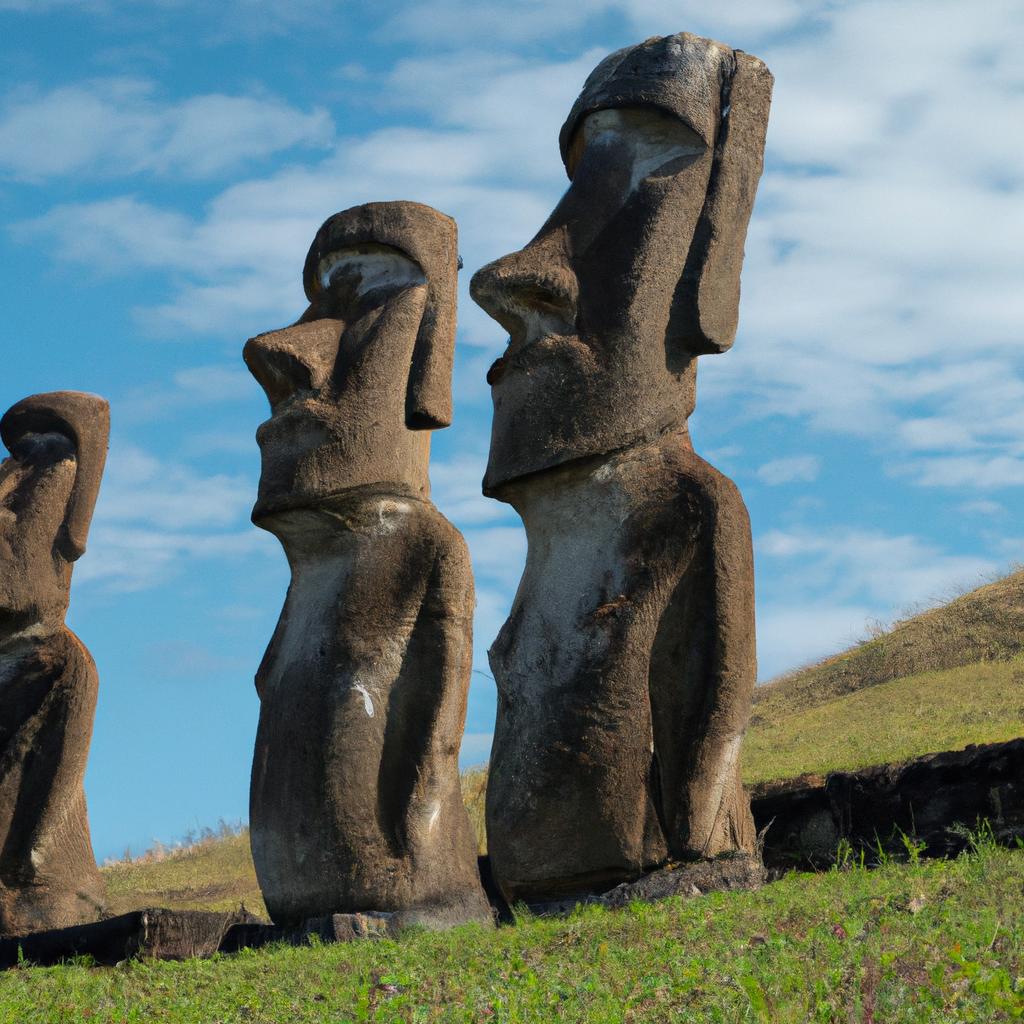 Las Estatuas De La Isla De Pascua, Conocidas Como Moáis, Son Uno De Los Misterios Arqueológicos Más Famosos.