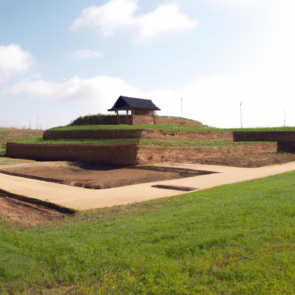 Las Excavaciones En El Sitio De Cahokia En Los Estados Unidos Han Revelado Una Antigua Ciudad Precolombina Con Una Gran Pirámide Y Complejos Rituales.