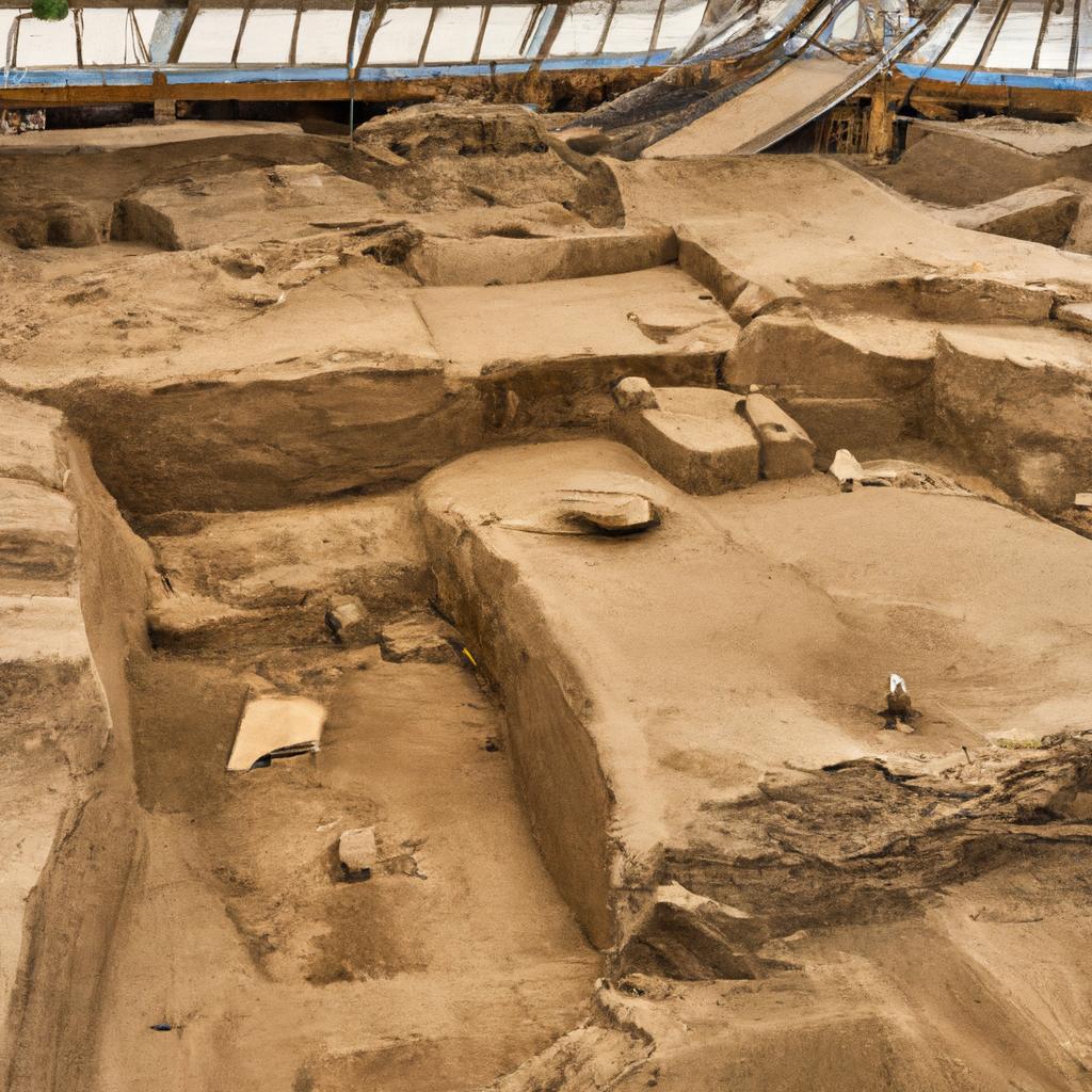 Las Excavaciones En El Sitio De Catalhöyük En Turquía Han Proporcionado Información Sobre La Vida En Un Asentamiento Neolítico Y La Transición A La Agricultura.