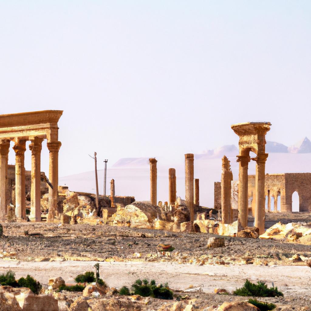 Las Excavaciones En El Sitio De Palmyra En Siria Han Revelado Una Riqueza Cultural Y Arquitectónica De La Antigua Civilización Romana De Oriente Medio.