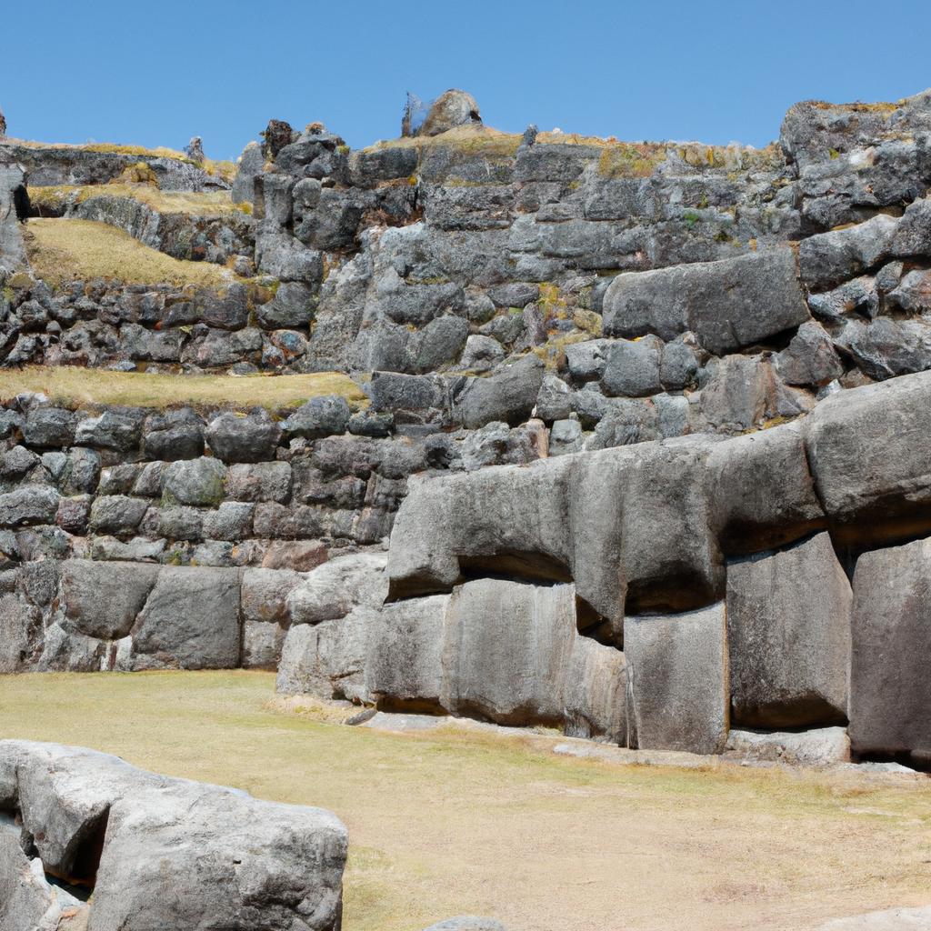 Las Excavaciones En El Sitio De Sacsayhuaman En Perú Han Revelado Una Impresionante Fortaleza Inca Construida Con Enormes Bloques De Piedra.