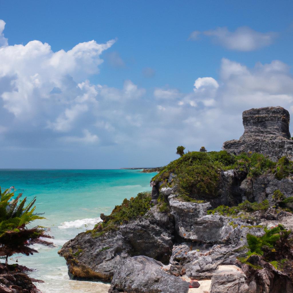 Las Excavaciones En El Sitio De Tulum En México Han Revelado Una Antigua Ciudad Maya Junto Al Mar Con Impresionantes Construcciones Y Vistas Panorámicas.