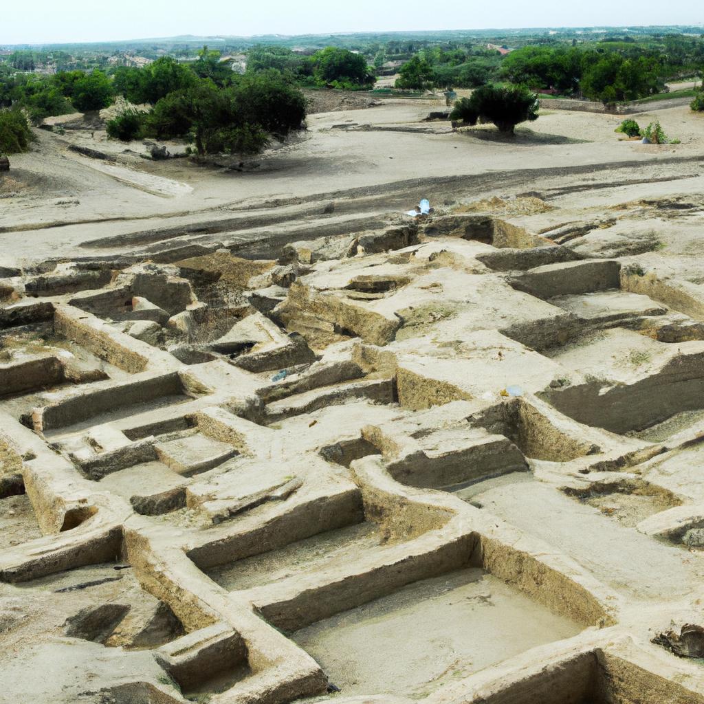 Las Excavaciones En La Ciudad Antigua De Mohenjo-Daro En Pakistán Han Revelado Una Sofisticada Civilización Del Valle Del Indo.