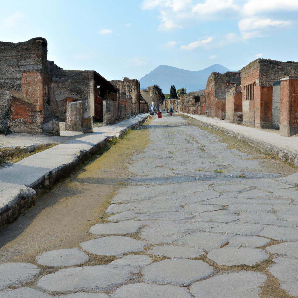 Las Excavaciones En La Ciudad Romana De Pompeya Han Proporcionado Una Visión Excepcional De La Vida Romana, Incluyendo Calles, Casas Y Tiendas Bien Conservadas.