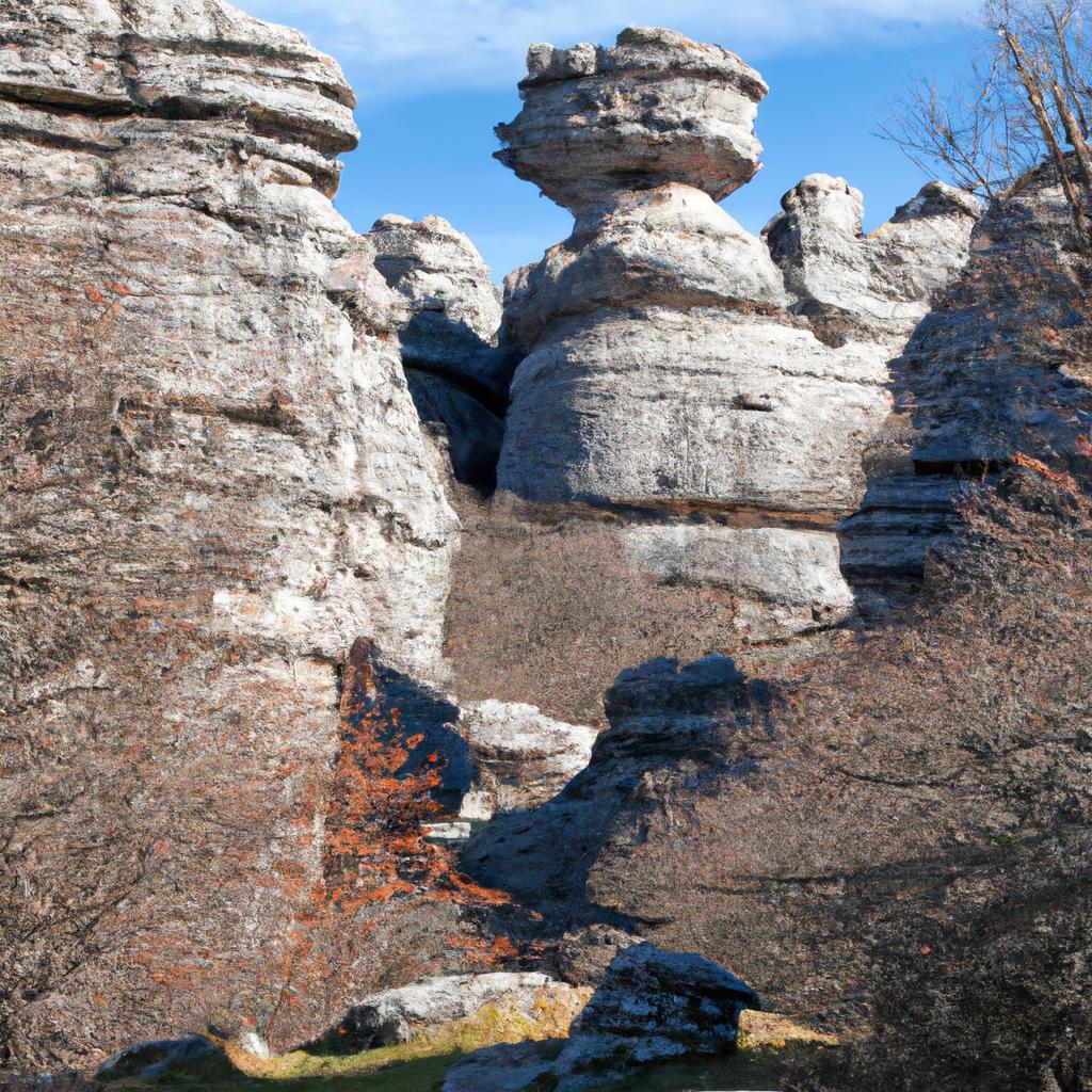 Las Formaciones De Piedra Caliza, Como Los Pináculos De Zhangjiajie En China Y Las Montañas Burren En Irlanda, Son El Resultado De La Erosión Química Del Agua Sobre La Roca Soluble.