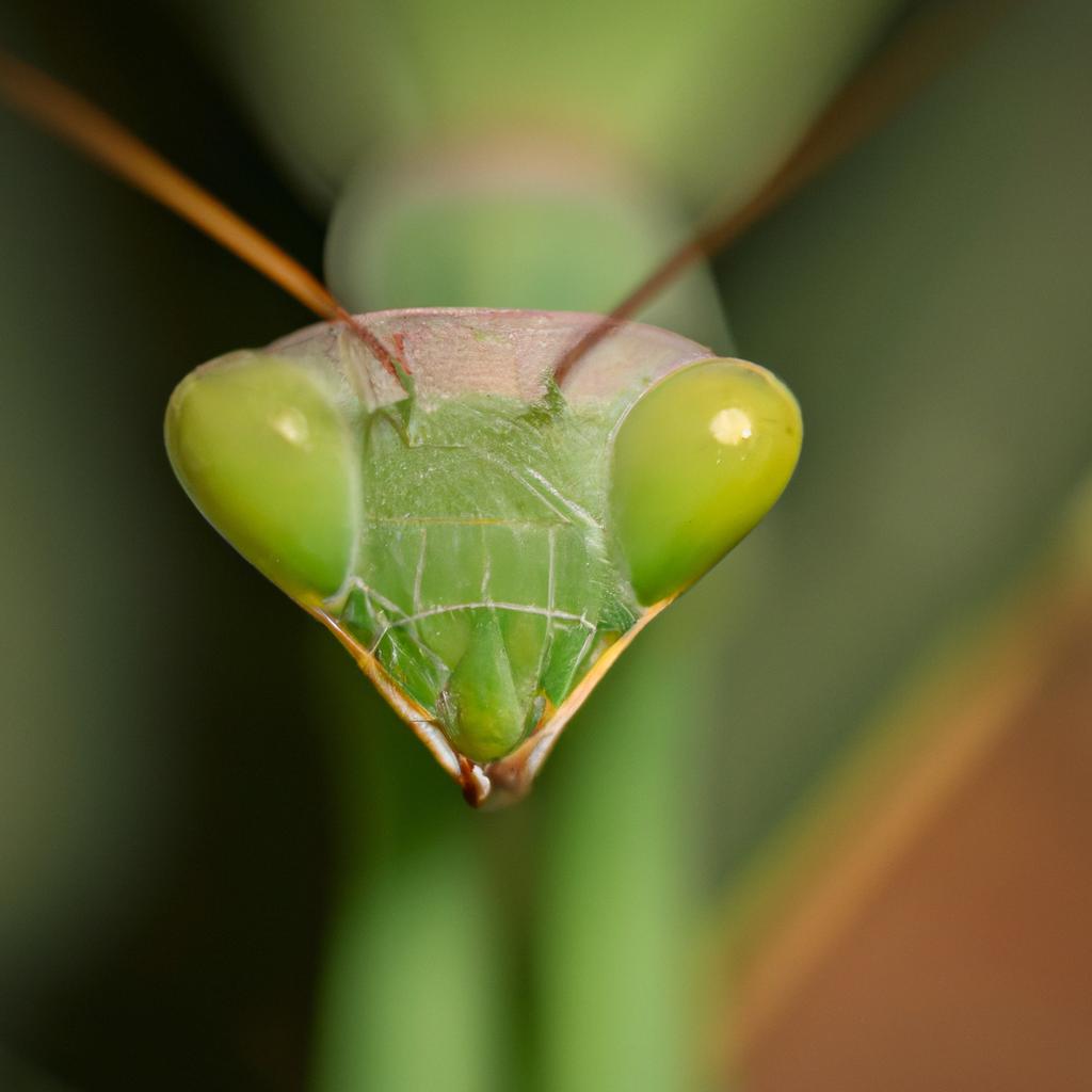 Las Mantis Religiosas Tienen Un Giroscopio Interno Que Les Permite Rotar Su Cabeza 180 Grados En Cualquier Dirección.