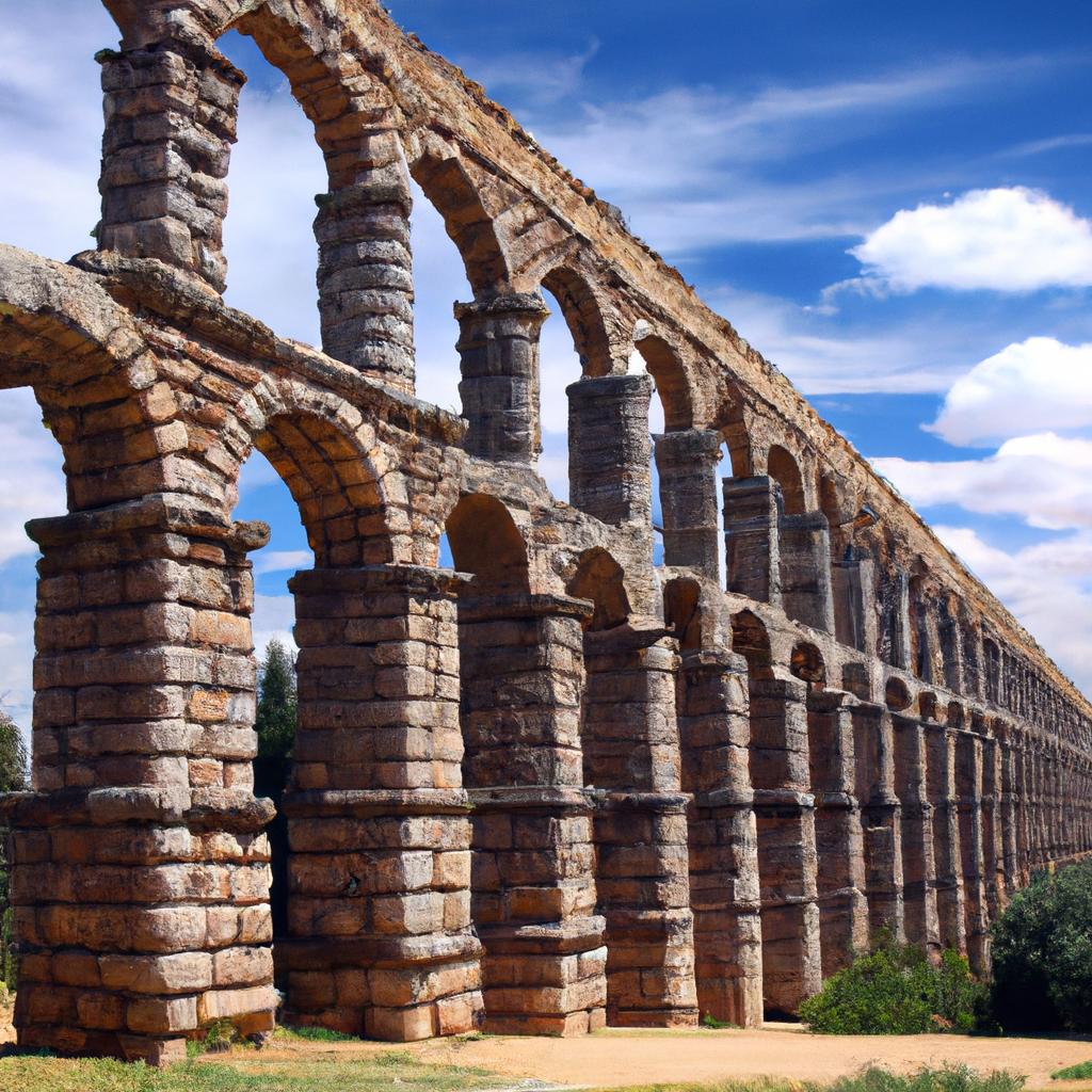 Los Antiguos Romanos Construyeron Acueductos Para Llevar Agua A Las Ciudades, Utilizando Una Combinación De Arcos Y Canales.