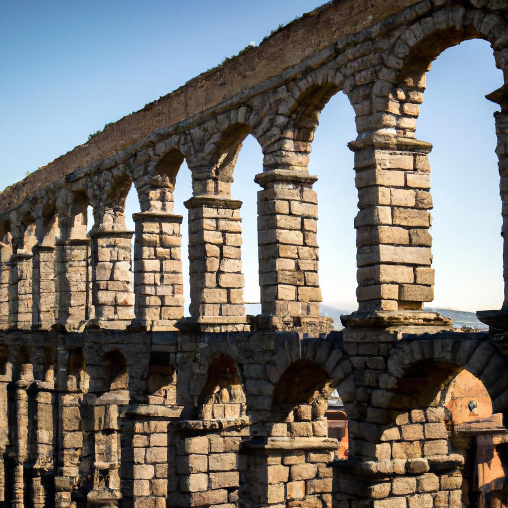 Los Antiguos Romanos Construyeron Impresionantes Acueductos, Como El Acueducto De Segovia En España, Que Todavía Se Mantiene En Pie.