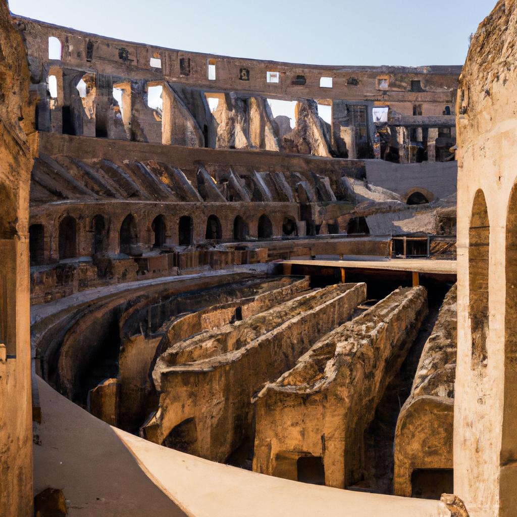 Los Antiguos Romanos Construyeron Impresionantes Anfiteatros, Como El Coliseo, Donde Se Realizaban Espectáculos Públicos.