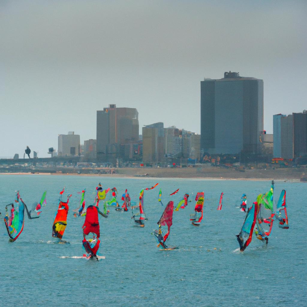 Los Juegos Olímpicos De 1984 En Los Ángeles Fueron Los Primeros En Incluir El Windsurf Como Deporte.