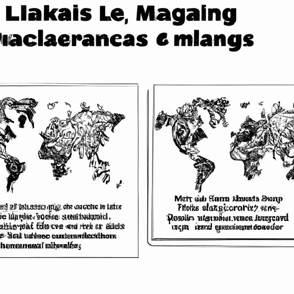 Los Mapas De Las Lenguas Del Mundo Son Importantes Para El Estudio De La Lingüística.