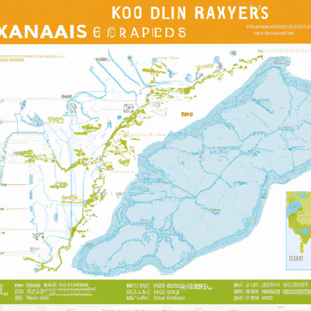 Los Mapas De Las Rutas De Kayak Son útiles Para Los Entusiastas Del Kayak.