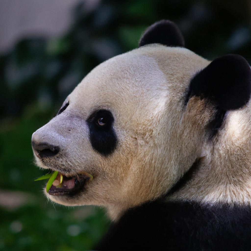 Los Osos Panda Gigantes Se Alimentan Casi Exclusivamente De Bambú, Consumiendo Hasta 30 Kilogramos De Bambú Al Día.