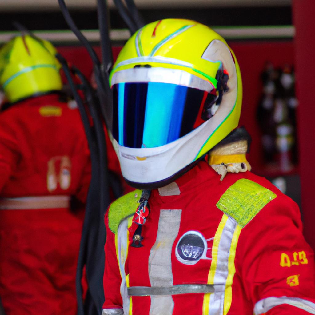 Los Pilotos De F1 Usan Trajes Ignífugos Para Protegerse En Caso De Incendio.